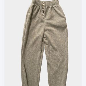 Grey high waisted sweatpants